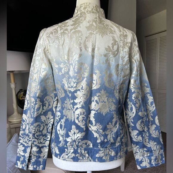 Chico’s Novelty Foiled Jacket - Picture 4 of 7